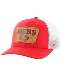 '47 - Scarlet/white San Francisco 49ers Thrash Trophy Flex Hat - Lyst