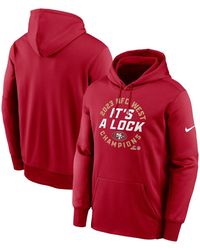 Nike - San Francisco 49ers 2023 Nfc West Division Champions Locker Room Trophy Collection Pullover Hoodie - Lyst