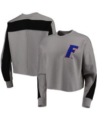 Gameday Couture - Florida Gators Back To Reality Colorblock Pullover Sweatshirt - Lyst