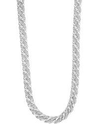 Macy's - Diamond Curb Link Chain 22" Statement Necklace (5 Ct. T.w. - Lyst