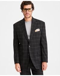 Tayion Collection - Classic-fit Windowpane Suit Separates Jacket - Lyst