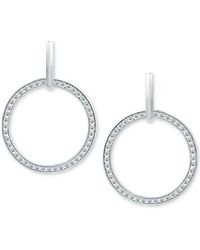 Giani Bernini - Cubic Zirconia Circle Drop Earrings, Created For Macy's - Lyst