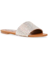 steve madden iggy rhinestone slide sandal