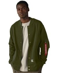 Alpha Industries - Ma-1 Fleece Jacket - Lyst