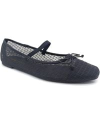 Kenneth Cole - Myra Mesh Square Toe Ballet Flats - Lyst