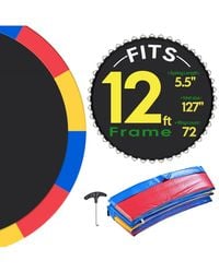 Yescom - Trampoline Mat & Pad Replacement Kit W/ 72v-ring For 12ft Round Trampoline Frame - Lyst