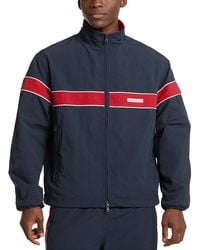 Guess - Long Sleeve Mock Neck Windbreaker Jacket - Lyst