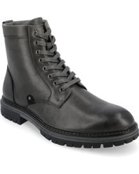 Vance Co. - Denver Tru Comfort Foam Plain Toe Lace-up Ankle Boots - Lyst