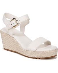 Naturalizer - Stella Open Round Toe Wedge Sandals - Lyst