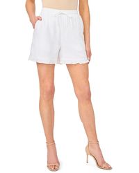 Cece - Ruffle Hem Pull-on Shorts - Lyst