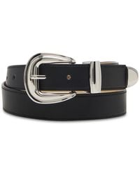 Steve Madden - Hardware-embellished Faux-leather Belt - Lyst