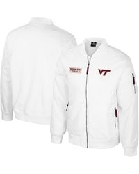 Colosseum Athletics - Virginia Tech Hokies Rabbit Full-zip Bomber Jacket - Lyst