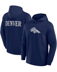 Fanatics - Denver Broncos Elements Blaze Tri-blend Long Sleeve Hoodie T-shirt - Lyst