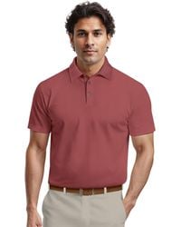 PGA TOUR - Airflux Regular-fit Mesh Performance Golf Polo Shirt - Lyst