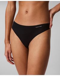Calvin Klein - Invisibles Microfiber Stretch Thong Underwear D3428 - Lyst