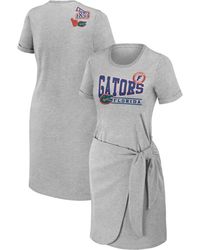 WEAR by Erin Andrews - Florida Gators Knotted T-shirt Dress - Lyst