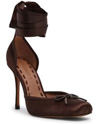 Steve Madden - Larina Lace-up High-heel Ballet Pumps - Lyst