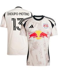 adidas - Eric Maxim Choupo-moting New York Red Bulls 2025 Stone Kit Replica Player Jersey - Lyst