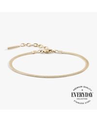 ALEX AND ANI - Everyday Herringbone Chain Bracelet - Lyst