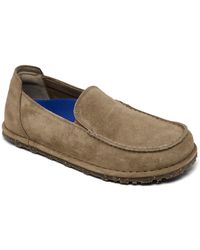 Birkenstock - Utti Suede Leather Moccasin Casual Sneakers From Finish Line - Lyst