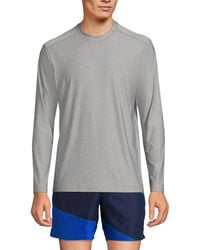 Lands' End - Sunshade Upf 50 Long Sleeve Swim Tee Cooling Rash Guard - Lyst