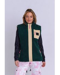 OOSC - Method Sherpa Vest Dusky Pink - Lyst