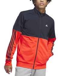 adidas - Essentials Colorblocked Tricot Track Jacket - Lyst