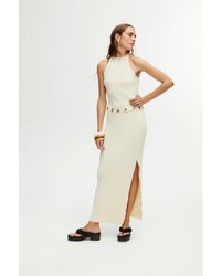Nocturne - Ribbed Dress - Lyst