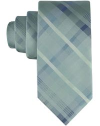 Calvin Klein - Drogo Plaid Pattern Tie - Lyst