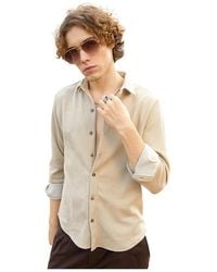 Campus Sutra - Saltbox Solid Knit Shirt - Lyst