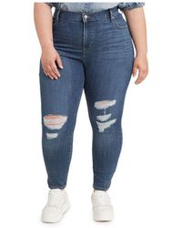 Levi's 721 High Rise Skinny Denim Jeans in Blue - Save 14% | Lyst