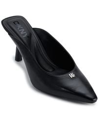 DKNY - Netta Pointed Toe Heeled Mule Sandal - Lyst