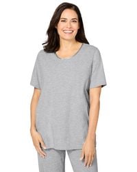 Dreams & Co. - Plus Size Sleep Tee - Lyst