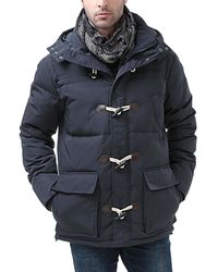 Moderm - Men Hooded toggle Down Parka Coat - Lyst