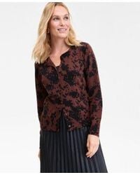 INC International Concepts - Animal Print Cardigan P Xs 3x Macys Exclusive - Lyst