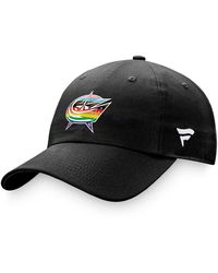 Fanatics - Columbus Blue Jackets Team Logo Pride Adjustable Hat - Lyst