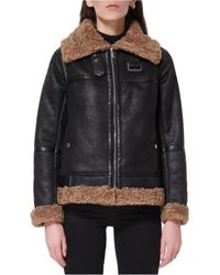 sam edelman faux fur leopard jacket