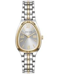 Anne Klein - Quartz Vintage Two-tone Alloy Metal Watch - Lyst