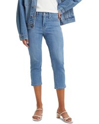 Levi's - 311 Shaping Skinny Mid Rise Capri Jeans - Lyst
