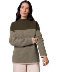 Celtic & Co. - Felted Funnel Neck Jumper - Lyst