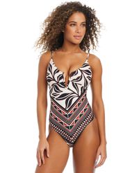 BarIII - Resort Daze V-wire One-piece Swimsuit - Lyst