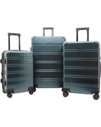 French Connection - Conrad Expandable Rolling Hardside luggage Set - Lyst