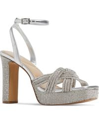 ALDO - Shimma Rhinestone Platform Dress Sandals - Lyst