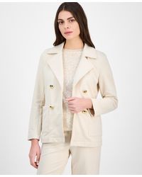 Anne Klein - Luxe French Terry Relaxed Fit Blazer - Lyst