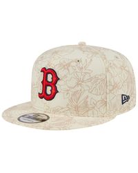 KTZ - Boston Red Sox Spring Training Leaf 9fifty Snapback Hat - Lyst