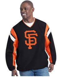 G-III 4Her by Carl Banks - San Francisco Giants Double Coverage V-neck Pullover Sweatshirt - Lyst