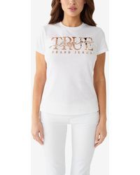 True Religion - Short Sleeve Slim Crew T-shirt - Lyst