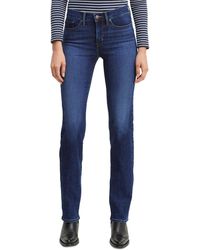 Levi's - 314 Shaping Slimming Straight Leg Mid Rise Jeans - Lyst