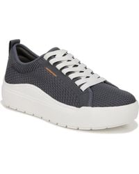 Dr. Scholls - Time Off Knit Lace Up Platform Sneakers - Lyst