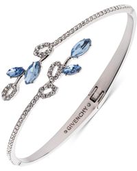 Givenchy - Pave & Color Crystal Bypass Bangle Bracelet - Lyst